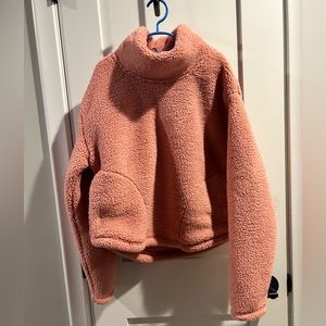 Cozy pink pullover. Size XS.